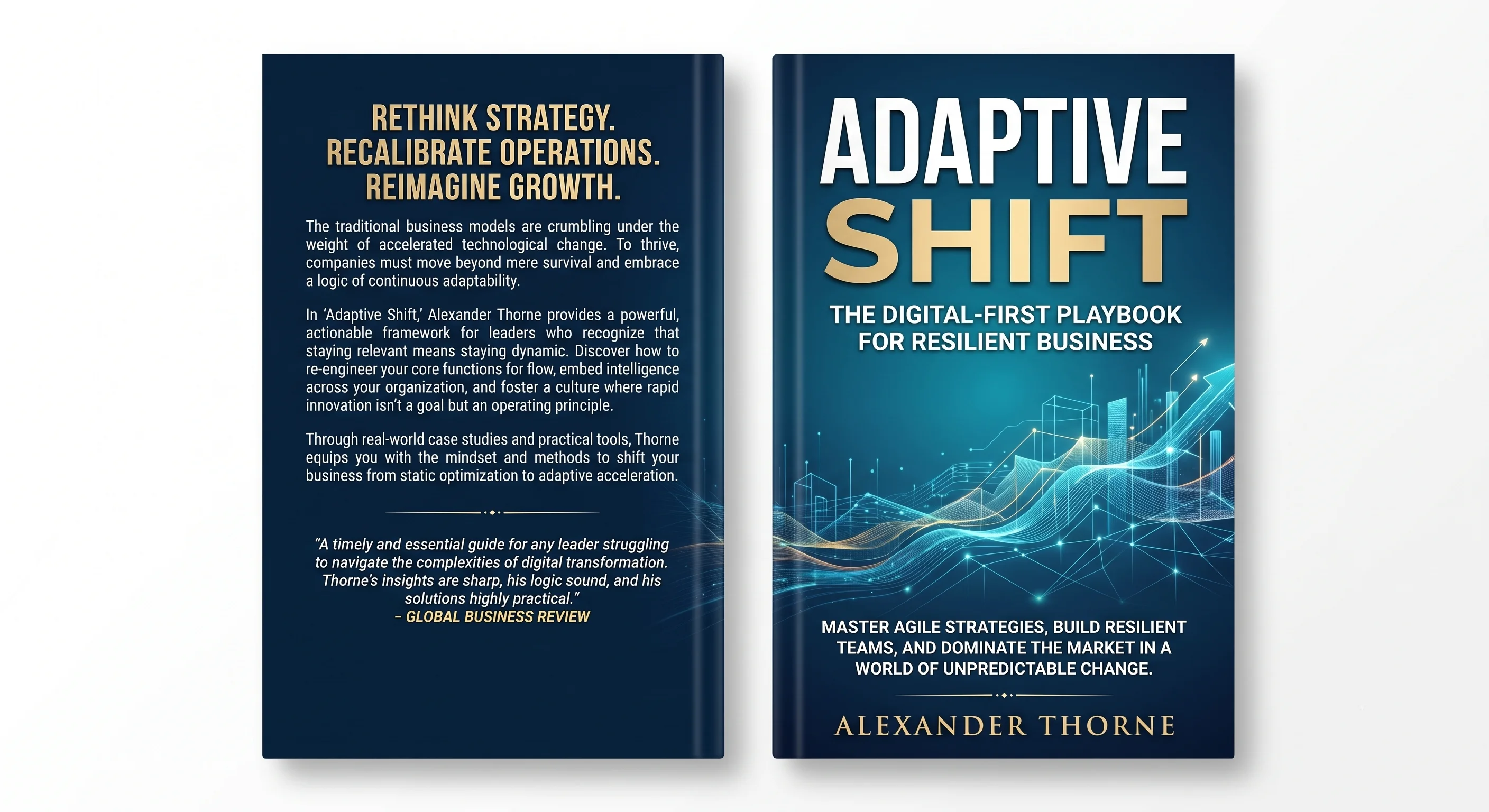 Business book cover portfolio