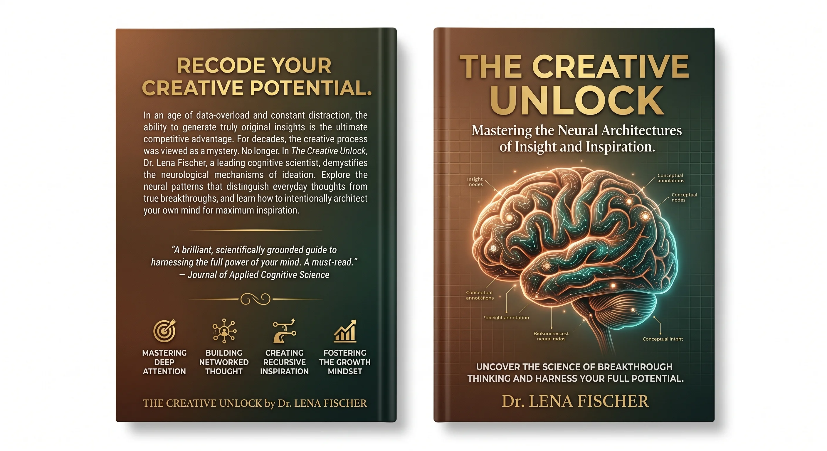 Business book cover portfolio